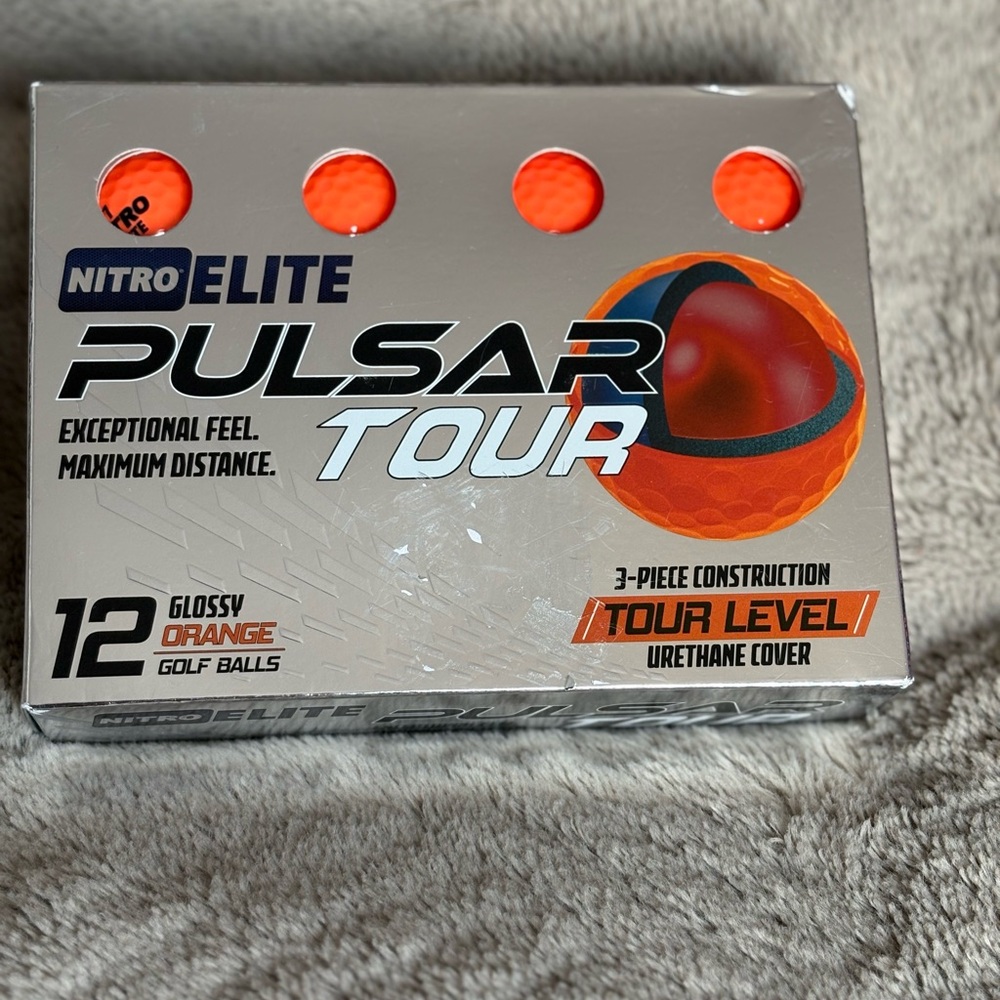 Pulsar Tour Orange Golf Balls